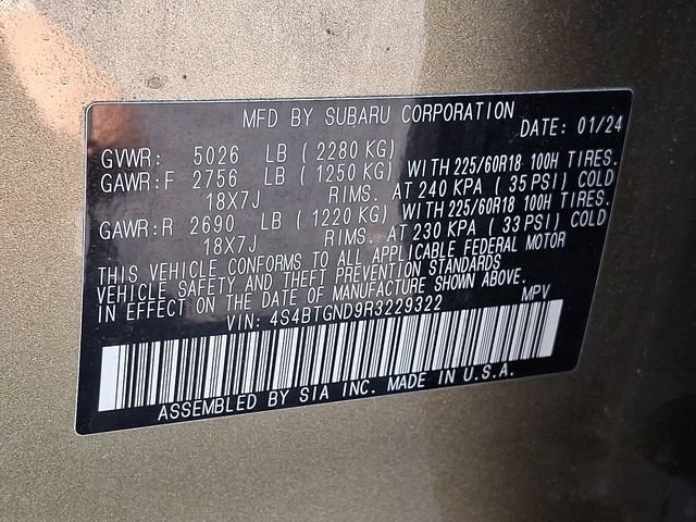 Certified 2024 Subaru Outback Limited XT AWD/4WD image 28