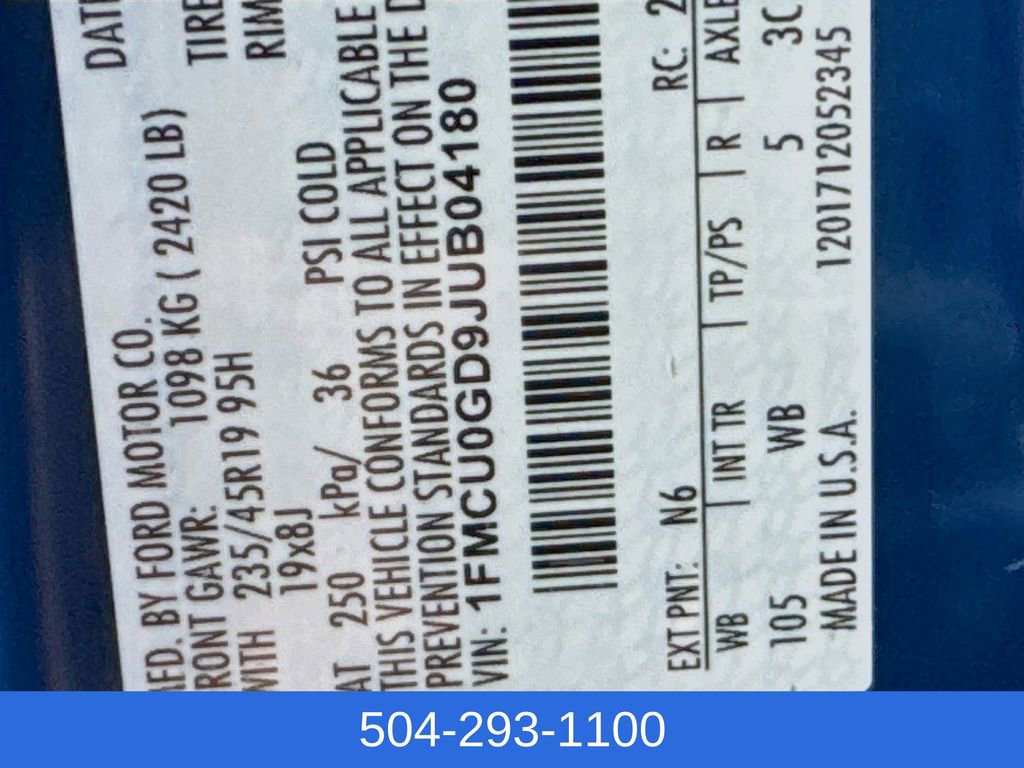 Used 2018 Ford Escape SE w/ SE Sport Appearance Package image 25