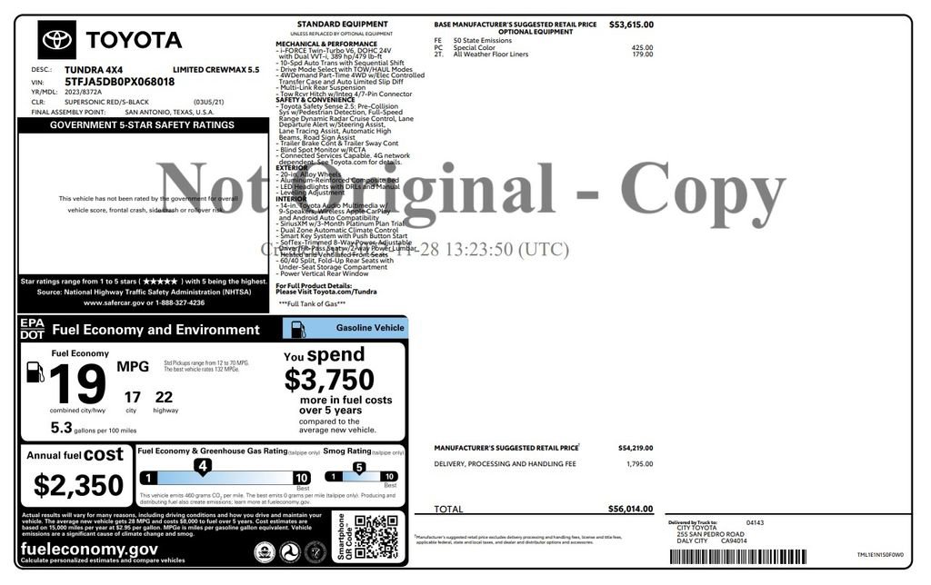 Used 2023 Toyota Tundra Limited image 3