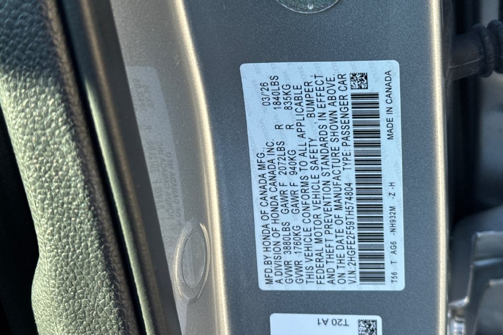 Certified 2026 Honda Civic Sport image 33