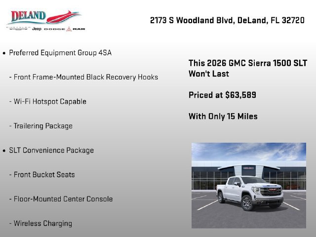 New 2026 GMC Sierra 1500 SLT w/ SLT Premium Plus Package AWD/4WD image 35