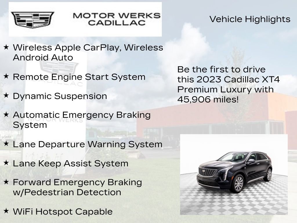 Certified 2023 Cadillac XT4 Premium Luxury image 6