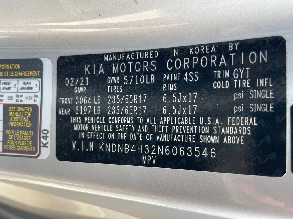 Certified 2022 Kia Carnival LX FWD image 10