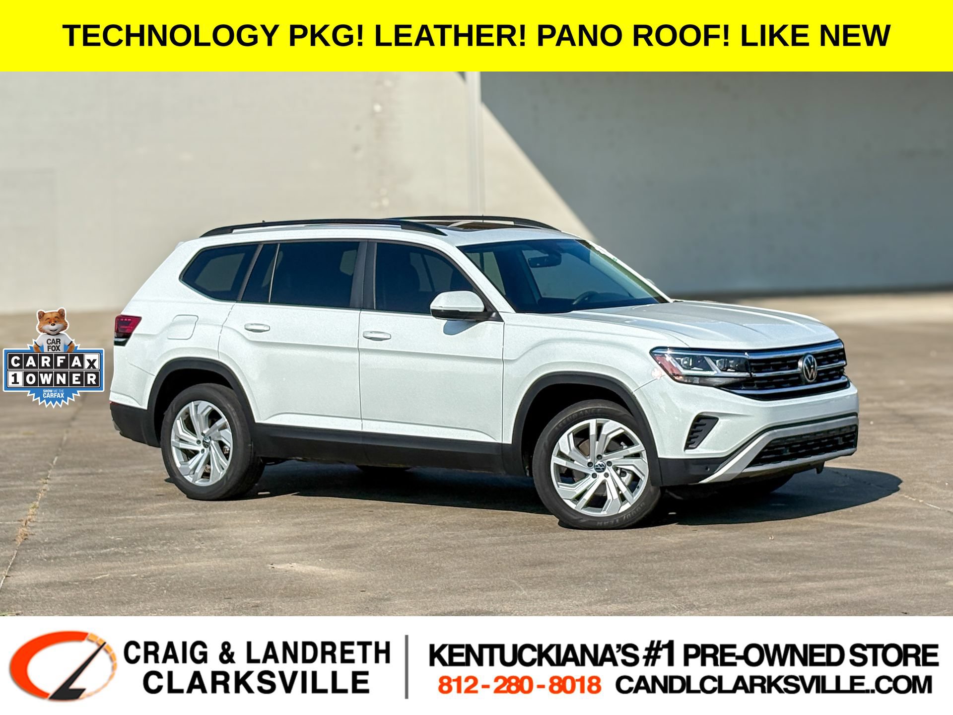 Used 2023 Volkswagen Atlas SE w/ Panoramic Sunroof Package FWD video 1