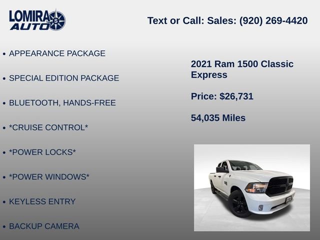 Used 2021 RAM 1500 Express w/ Wheel & Sound Group AWD/4WD image 22