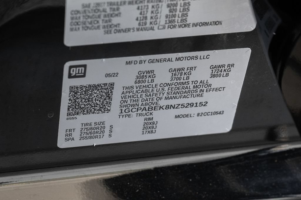 Used 2022 Chevrolet Silverado 1500 Custom RWD image 16