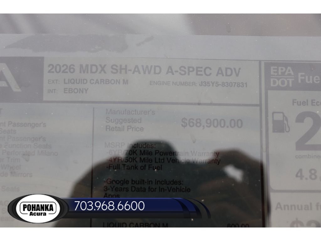 New 2026 Acura MDX A-Spec AWD/4WD image 42