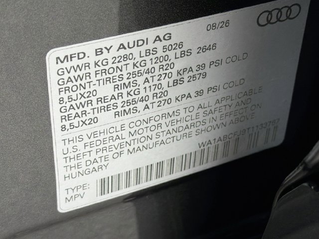 New 2026 Audi Q3 quattro 2.0T AWD/4WD image 43