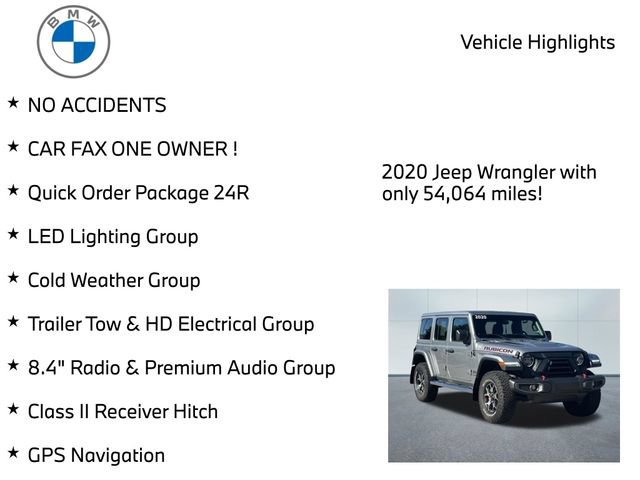 Used 2020 Jeep Wrangler Unlimited Rubicon AWD/4WD image 9