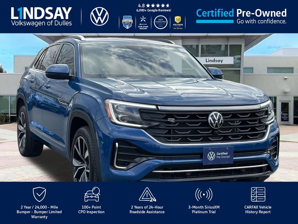 Certified 2025 Volkswagen Atlas Cross Sport SEL Premium R-Line