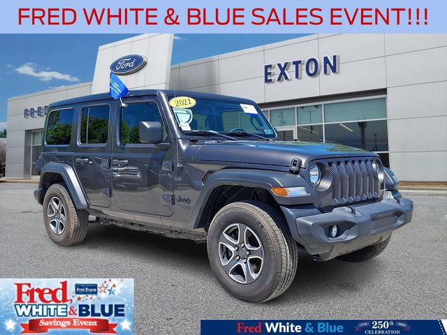 Used 2021 Jeep Wrangler Unlimited Sport w/ Sun And Sound Package