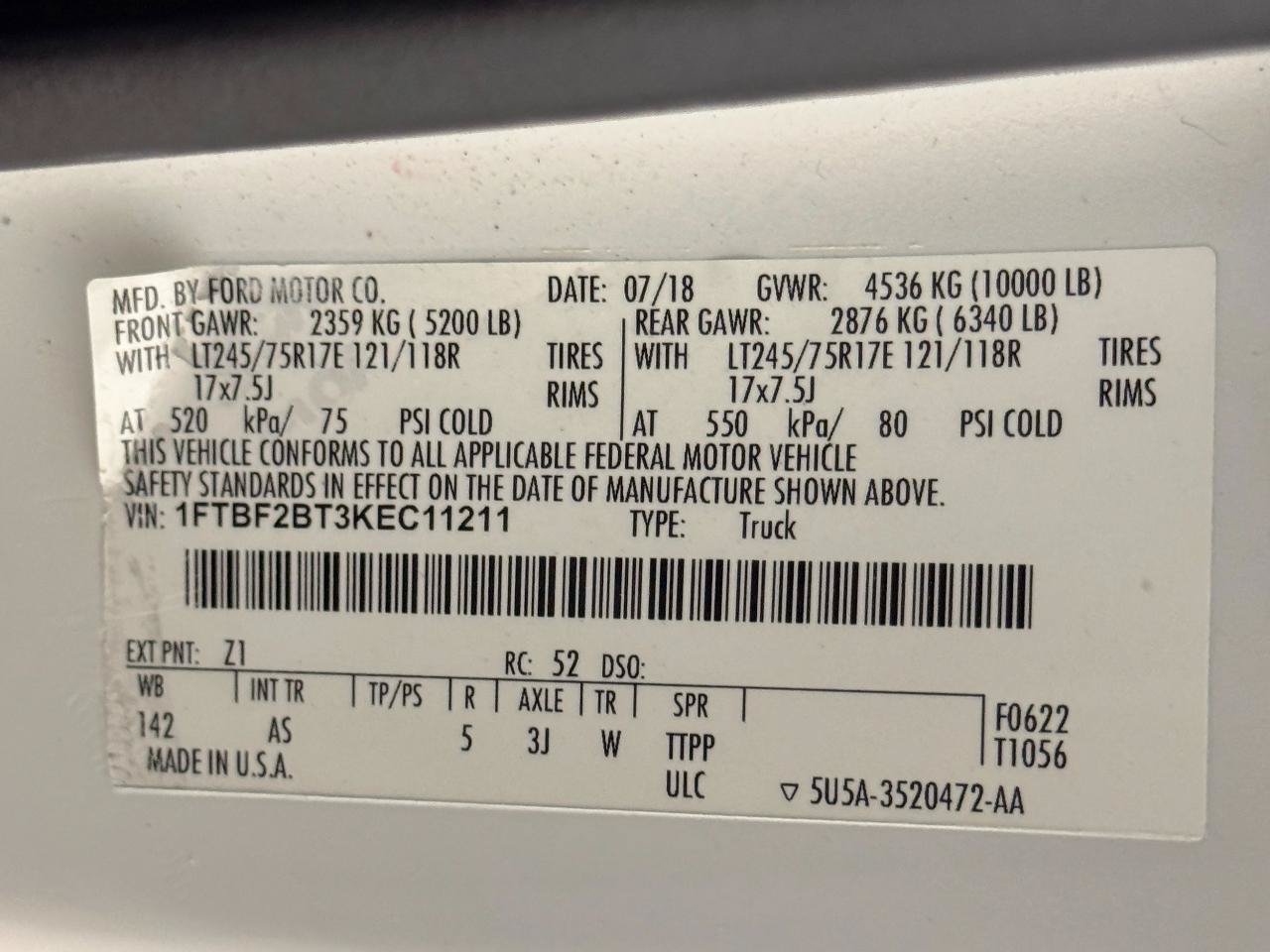 Used 2019 Ford F250 XL w/ XL Value Package AWD/4WD image 47