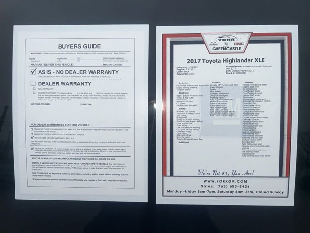 Used 2017 Toyota Highlander XLE image 10