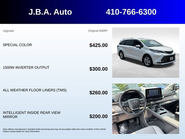 Used 2024 Toyota Sienna Limited AWD/4WD image 5