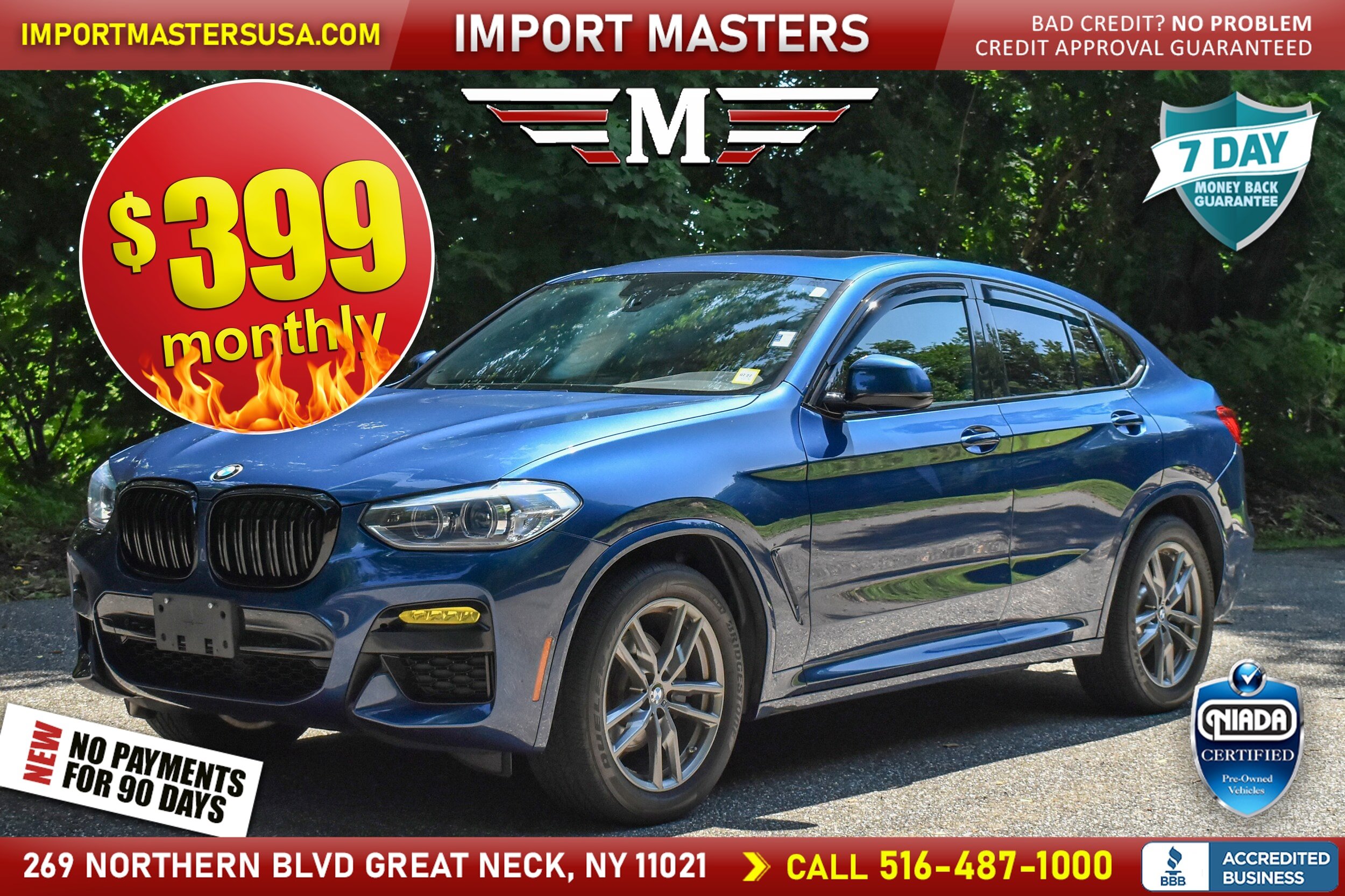 Used 2019 BMW X4 xDrive30i w/ M Sport Package 2