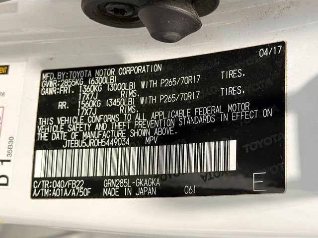 Certified 2017 Toyota 4Runner SR5 AWD/4WD image 26