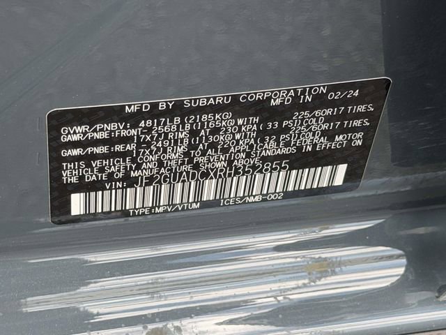 Used 2024 Subaru Crosstrek 2.0i Premium AWD/4WD image 25