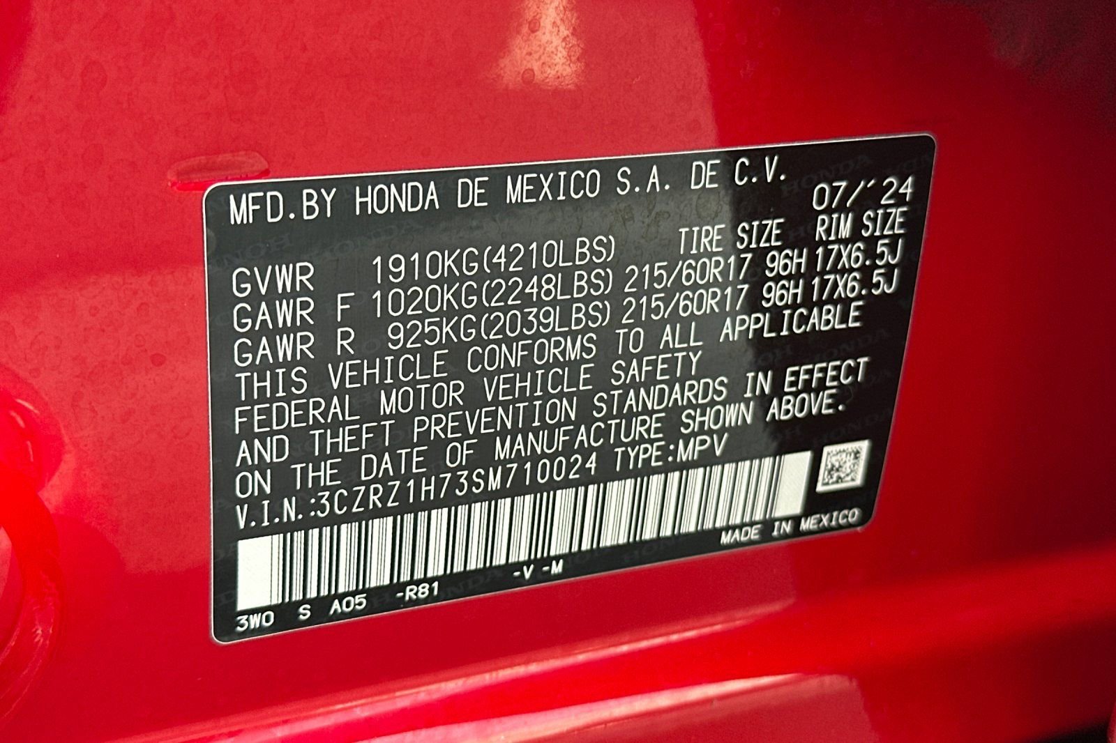 Used 2025 Honda HR-V EX-L image 28