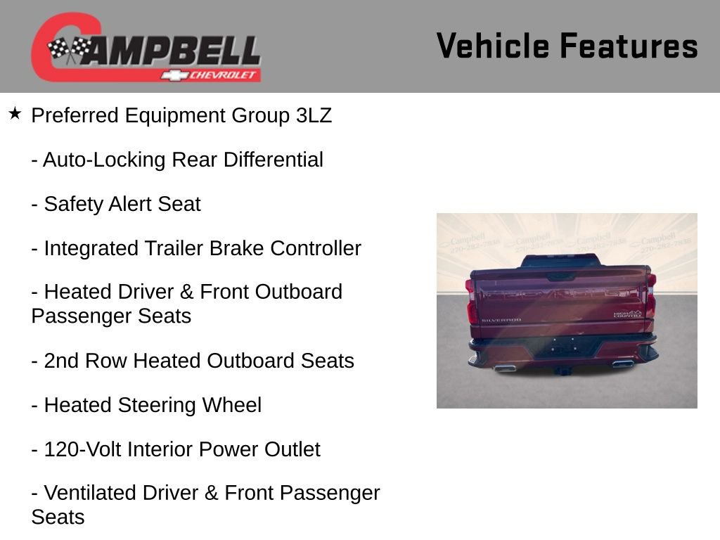 Used 2024 Chevrolet Silverado 1500 High Country w/ High Country Premium Package image 21