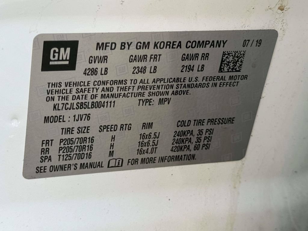 Used 2020 Chevrolet Trax LT w/ LT Convenience Package FWD image 27
