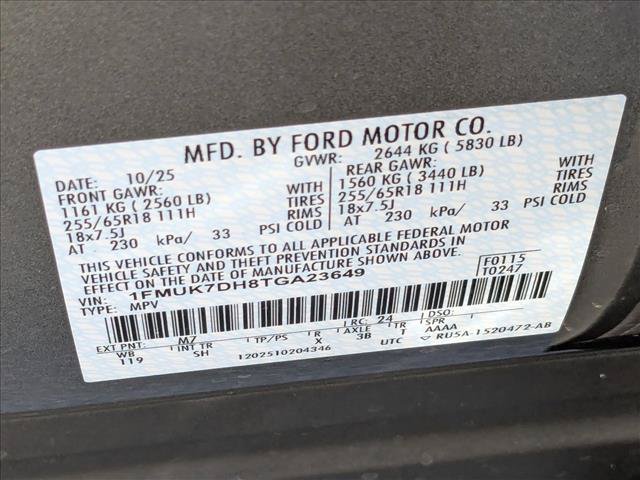 New 2026 Ford Explorer Active w/ Active Comfort Package RWD image 16