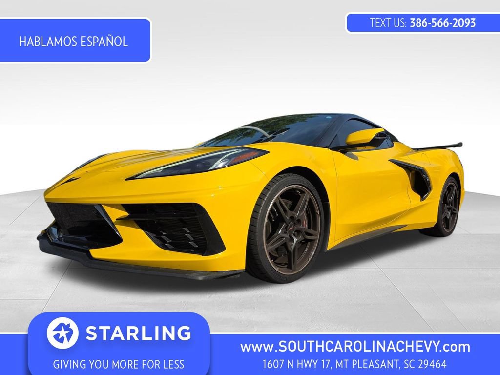 Certified 2025 Chevrolet Corvette Stingray Preferred Conv w/ Z51 Performance Package
