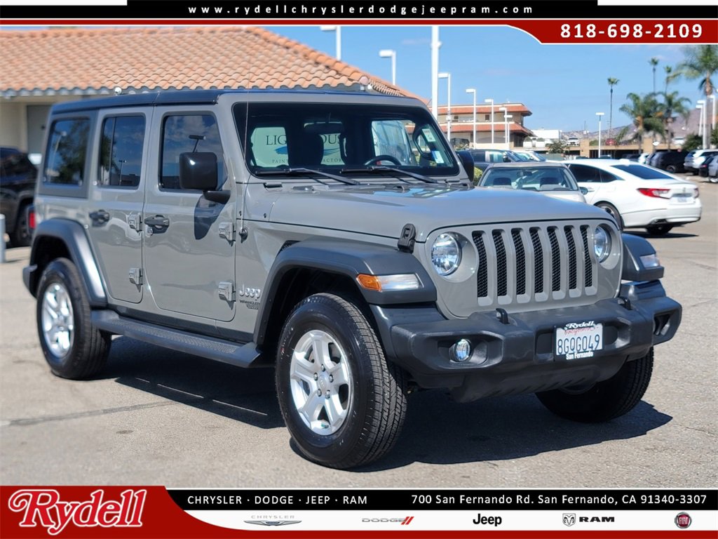 Certified 2018 Jeep Wrangler Unlimited Sport S