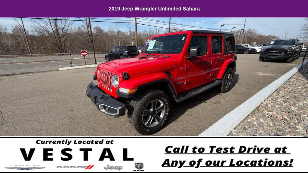 Used 2019 Jeep Wrangler Unlimited Sahara w/ Dual Top Group image 17