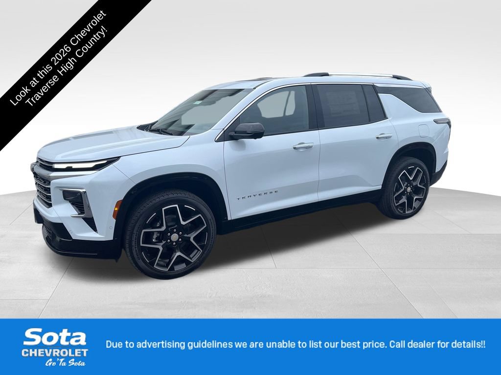 New 2026 Chevrolet Traverse High Country AWD/4WD image 1