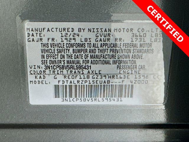 Certified 2024 Nissan Kicks S image 30