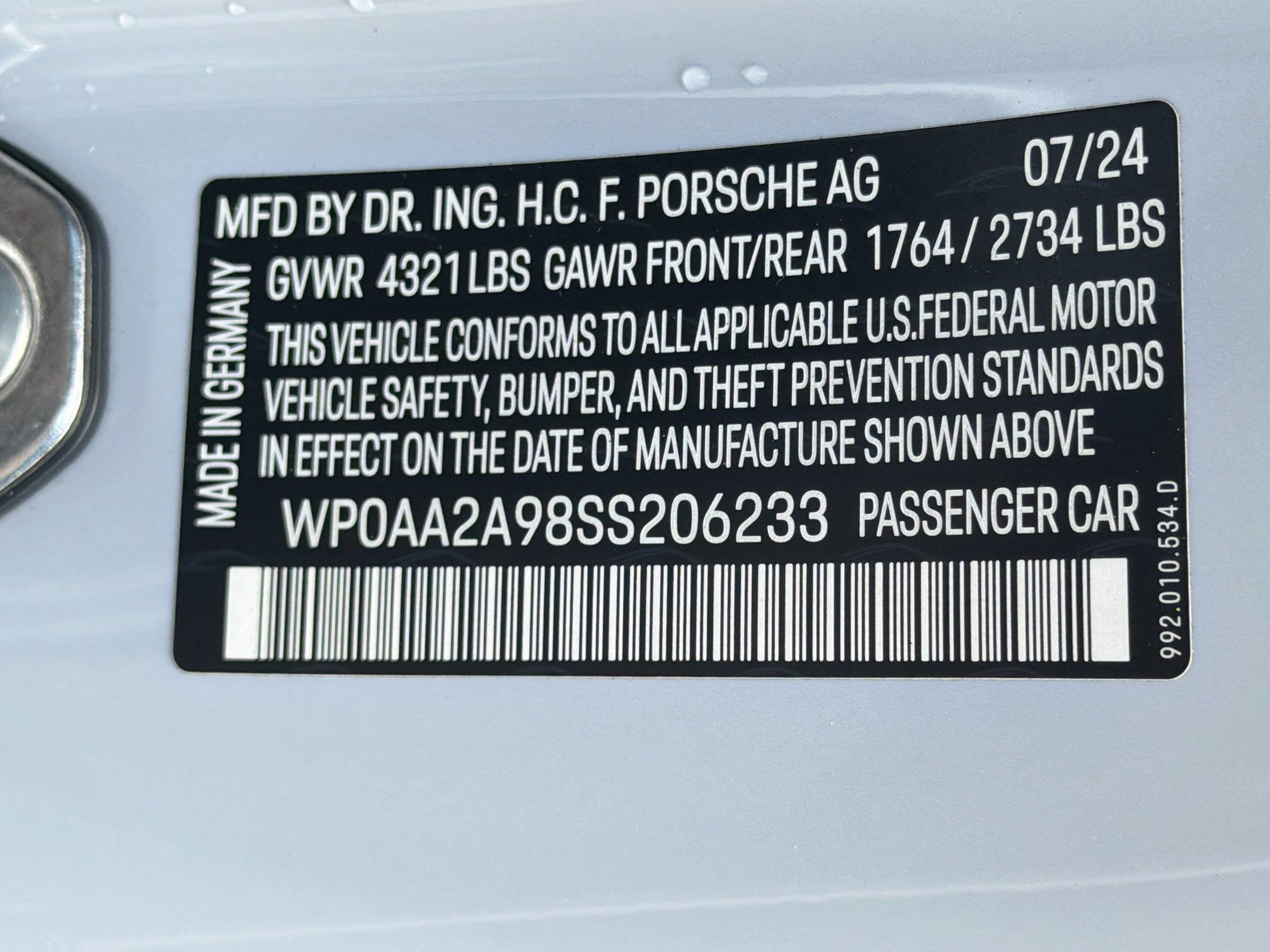 Used 2025 Porsche 911 Carrera RWD image 42