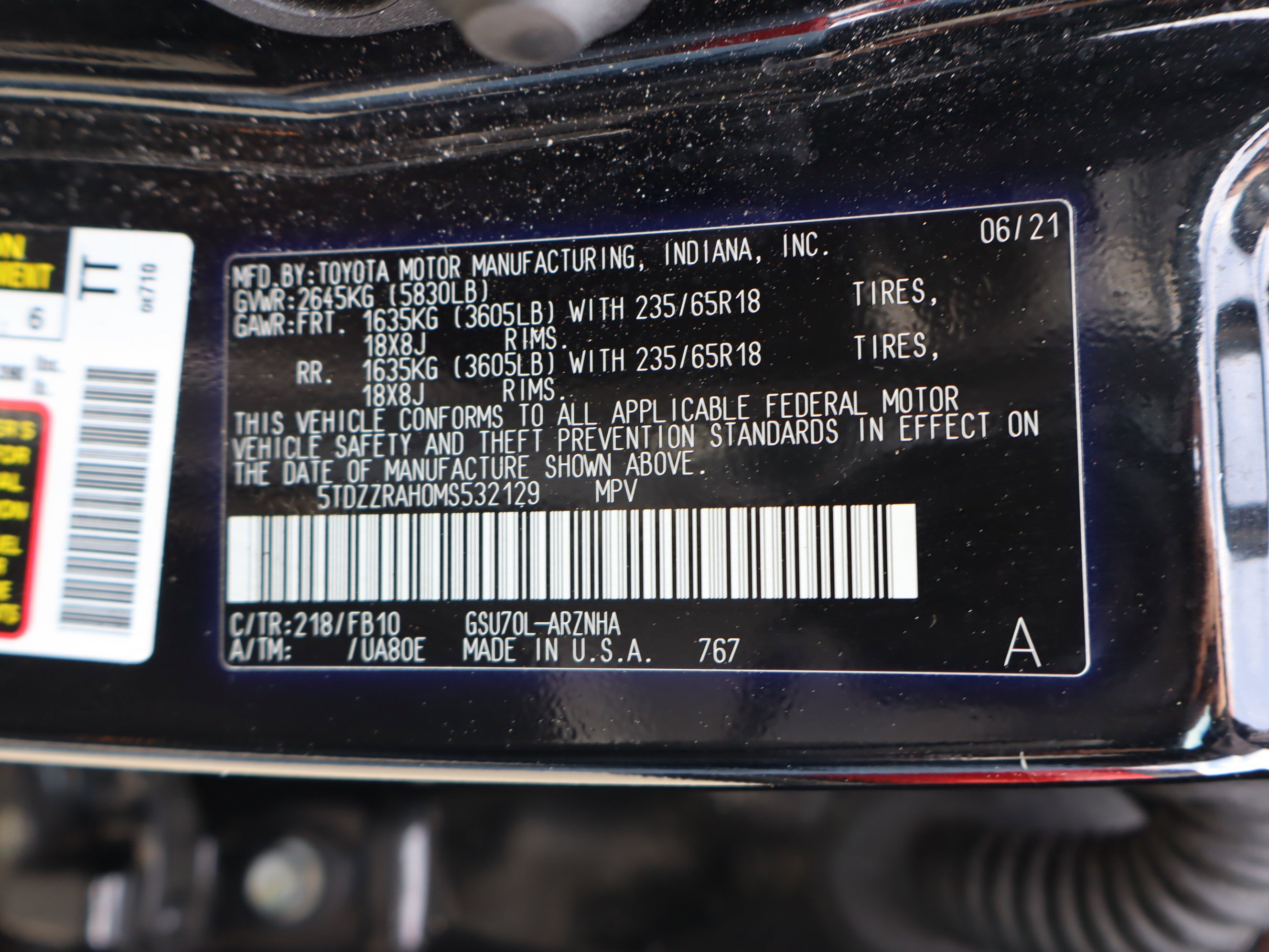 Used 2021 Toyota Highlander LE FWD image 44