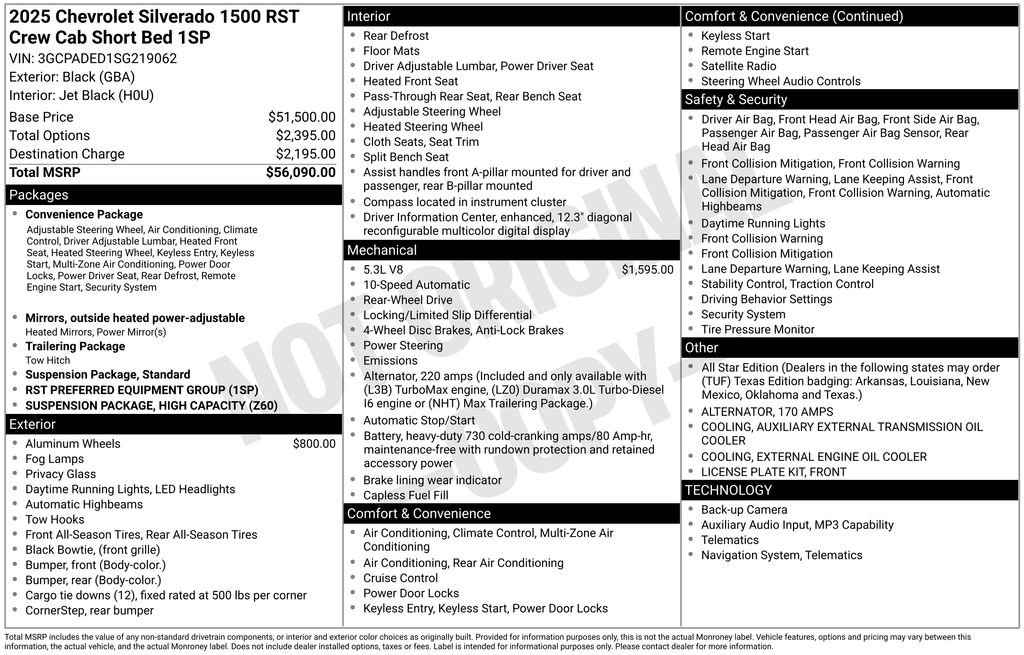 Used 2025 Chevrolet Silverado 1500 RST RWD image 57