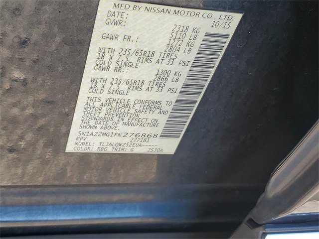 Used 2015 Nissan Murano SV image 30