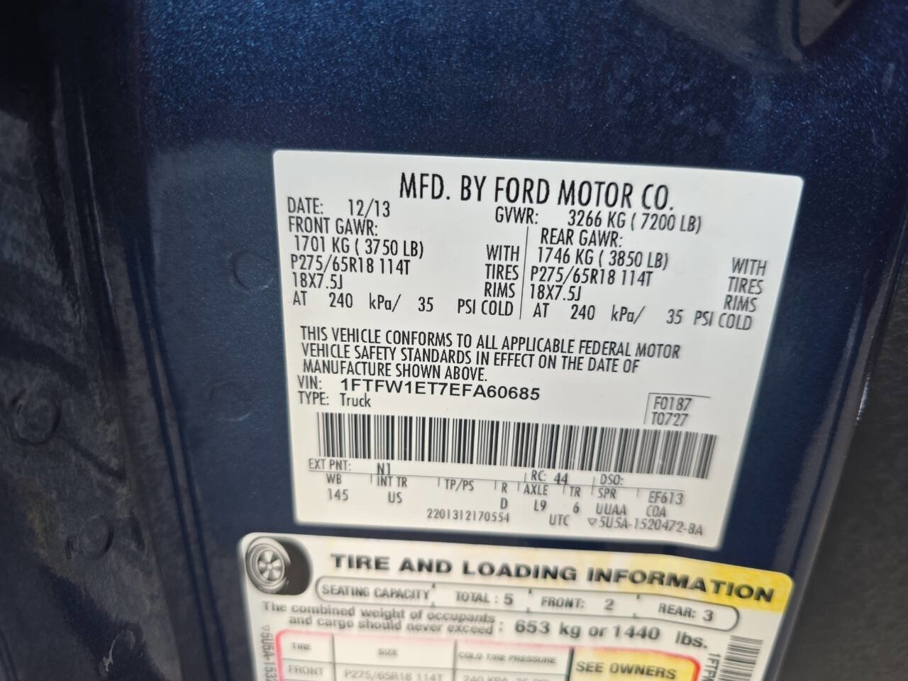 Used 2014 Ford F150 XLT w/ Equipment Group 302A Luxury image 40