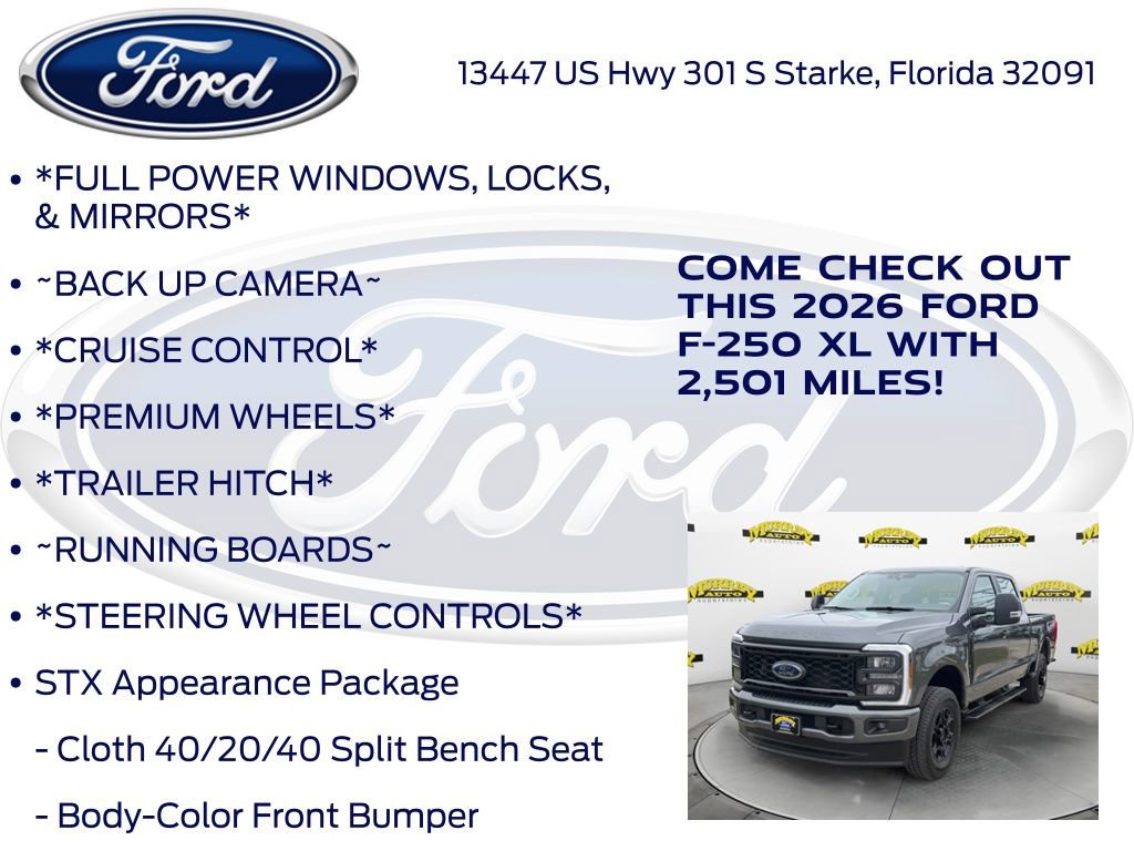 New 2026 Ford F250 XL w/ STX Appearance Package image 10