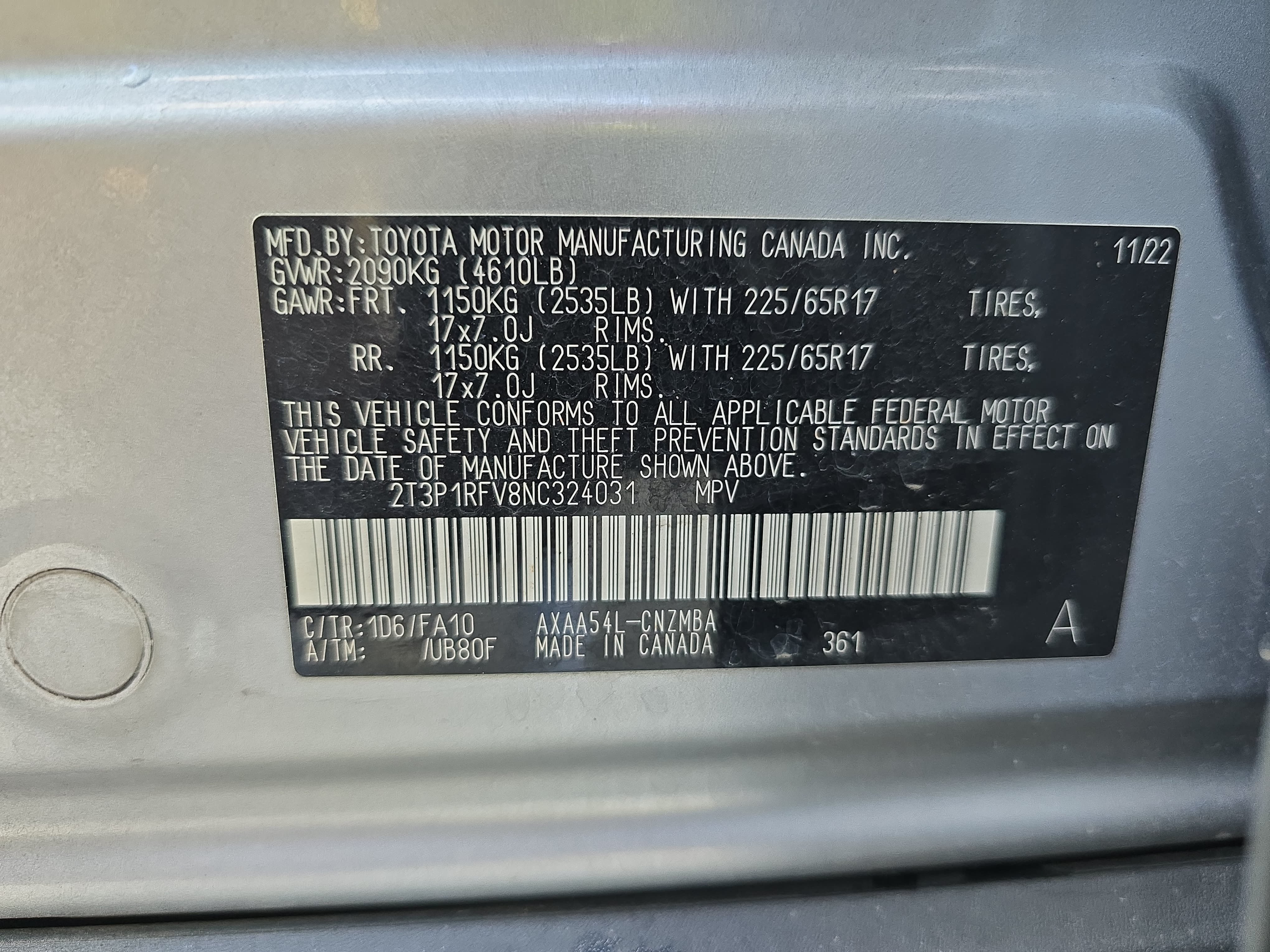 Used 2022 Toyota RAV4 XLE AWD/4WD image 31