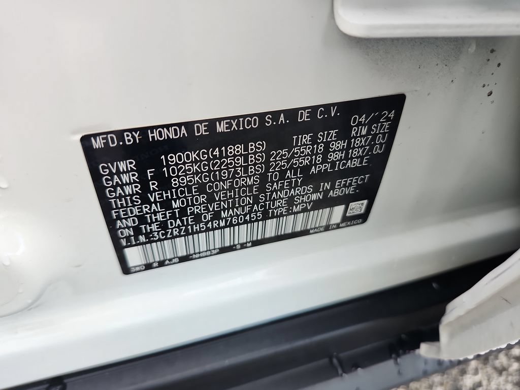 Certified 2024 Honda HR-V Sport image 36