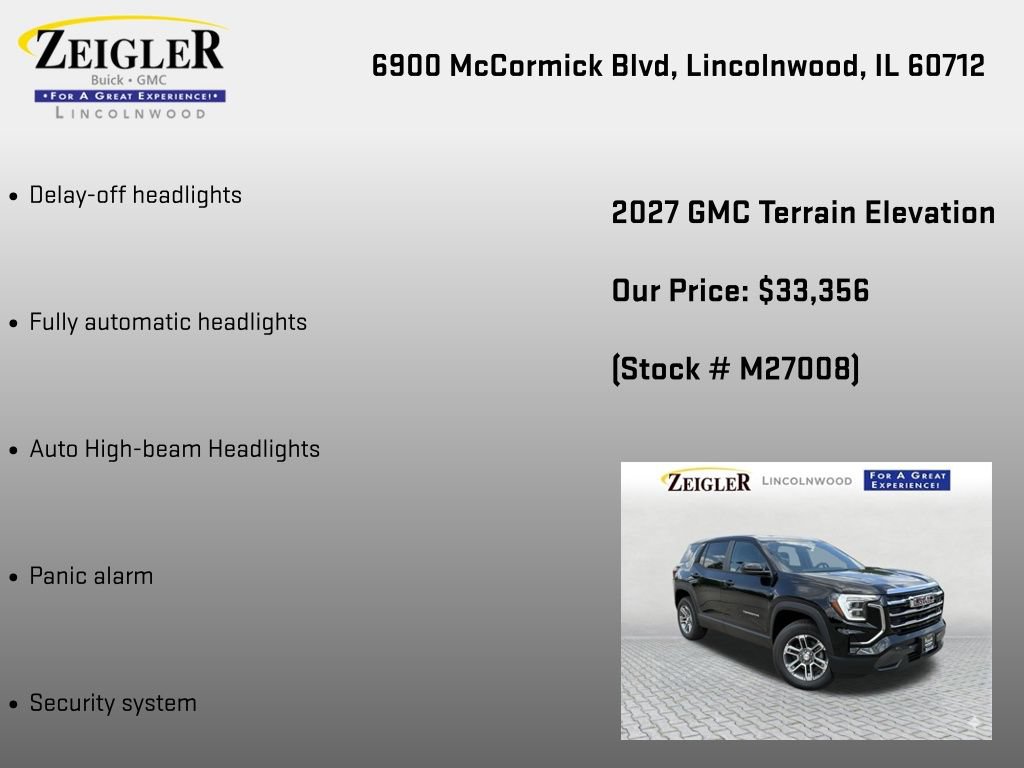 New 2027 GMC Terrain Elevation AWD/4WD image 18
