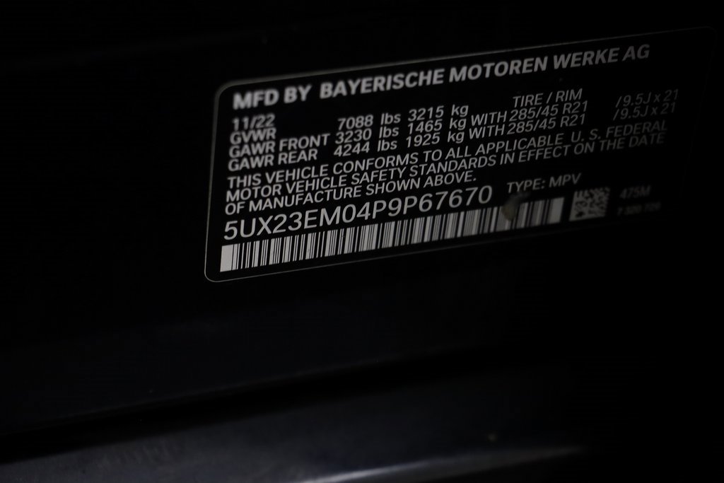 Certified 2023 BMW X7 xDrive40i w/ Parking Assistance Package image 23