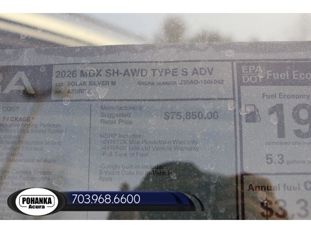 New 2026 Acura MDX Type S AWD/4WD image 43