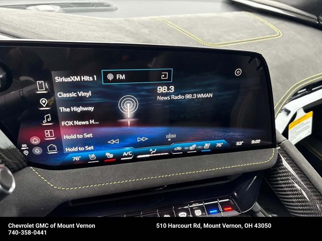 New 2026 Chevrolet Corvette Z06 w/ Stealth Interior Trim Package RWD image 19
