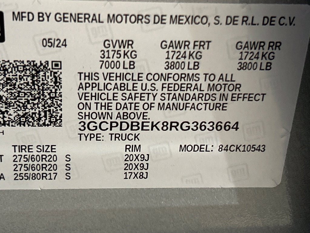 Used 2024 Chevrolet Silverado 1500 Custom w/ LPO, Dark Essentials Package AWD/4WD image 39