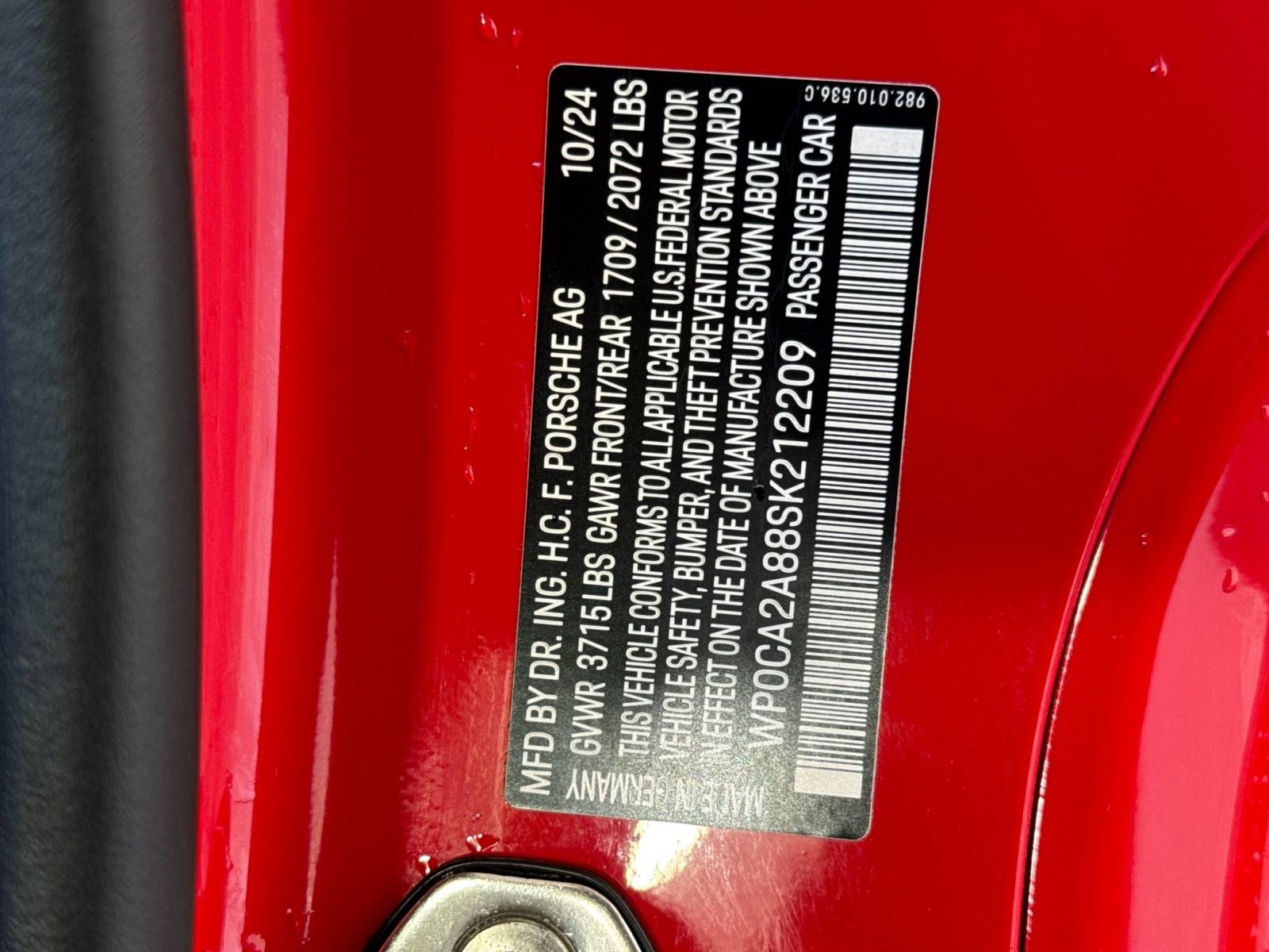 Certified 2025 Porsche 718 Boxster image 30