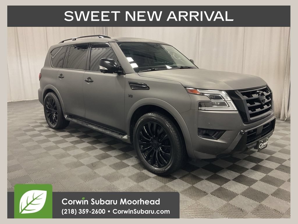 Used 2021 Nissan Armada Platinum w/ Captain's Chairs Package