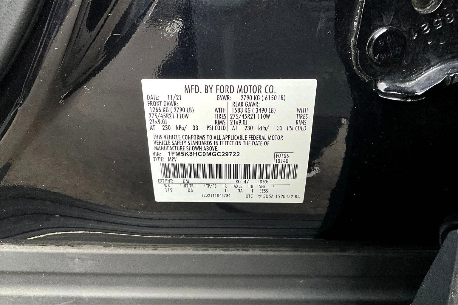 Used 2021 Ford Explorer Platinum w/ Equipment Group 601A image 19
