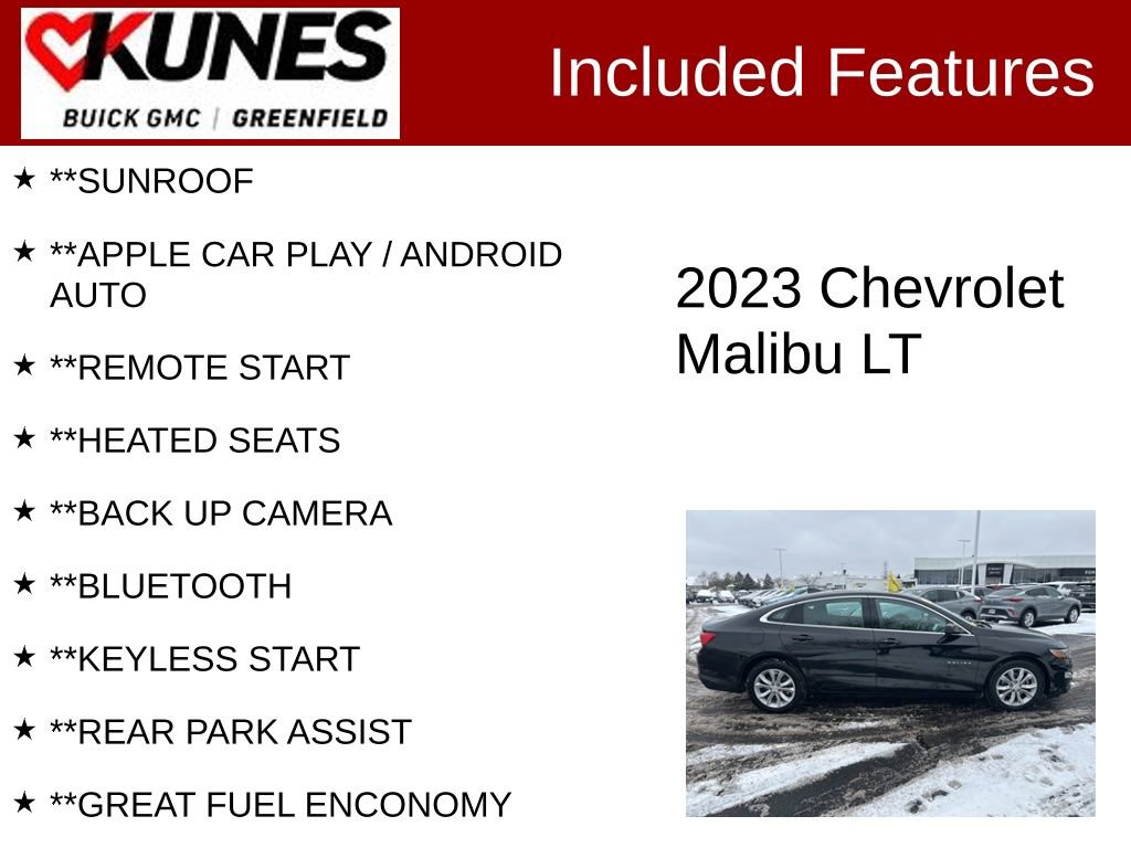 Used 2023 Chevrolet Malibu LT image 2