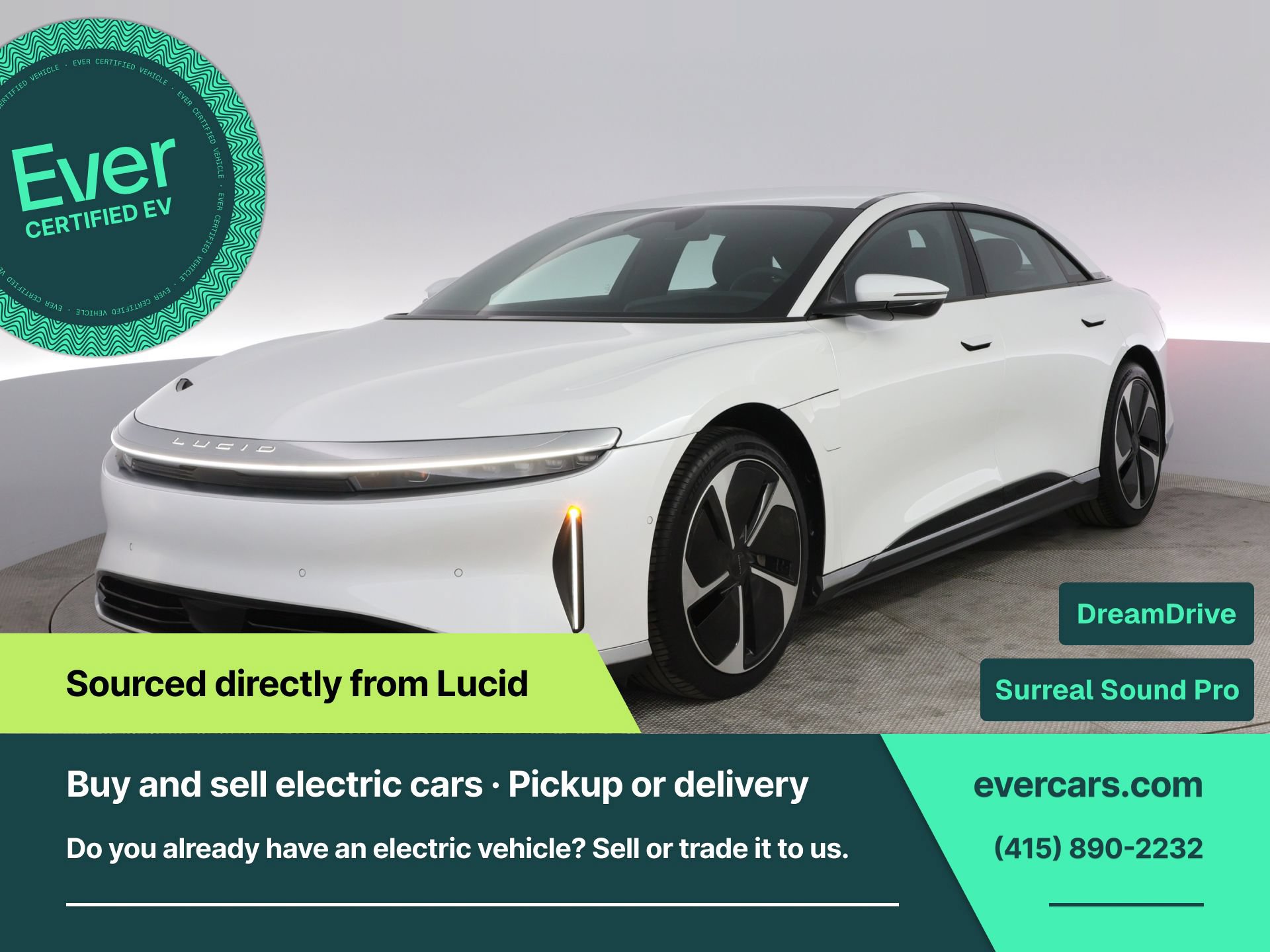Used 2023 Lucid Air Pure AWD/4WD image 1