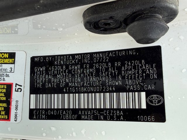 Used 2022 Toyota Camry SE w/ Cold Weather Package AWD/4WD image 34