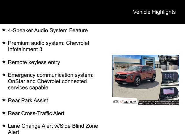 Certified 2024 Chevrolet Trax RS w/ Driver Confidence Package FWD image 5